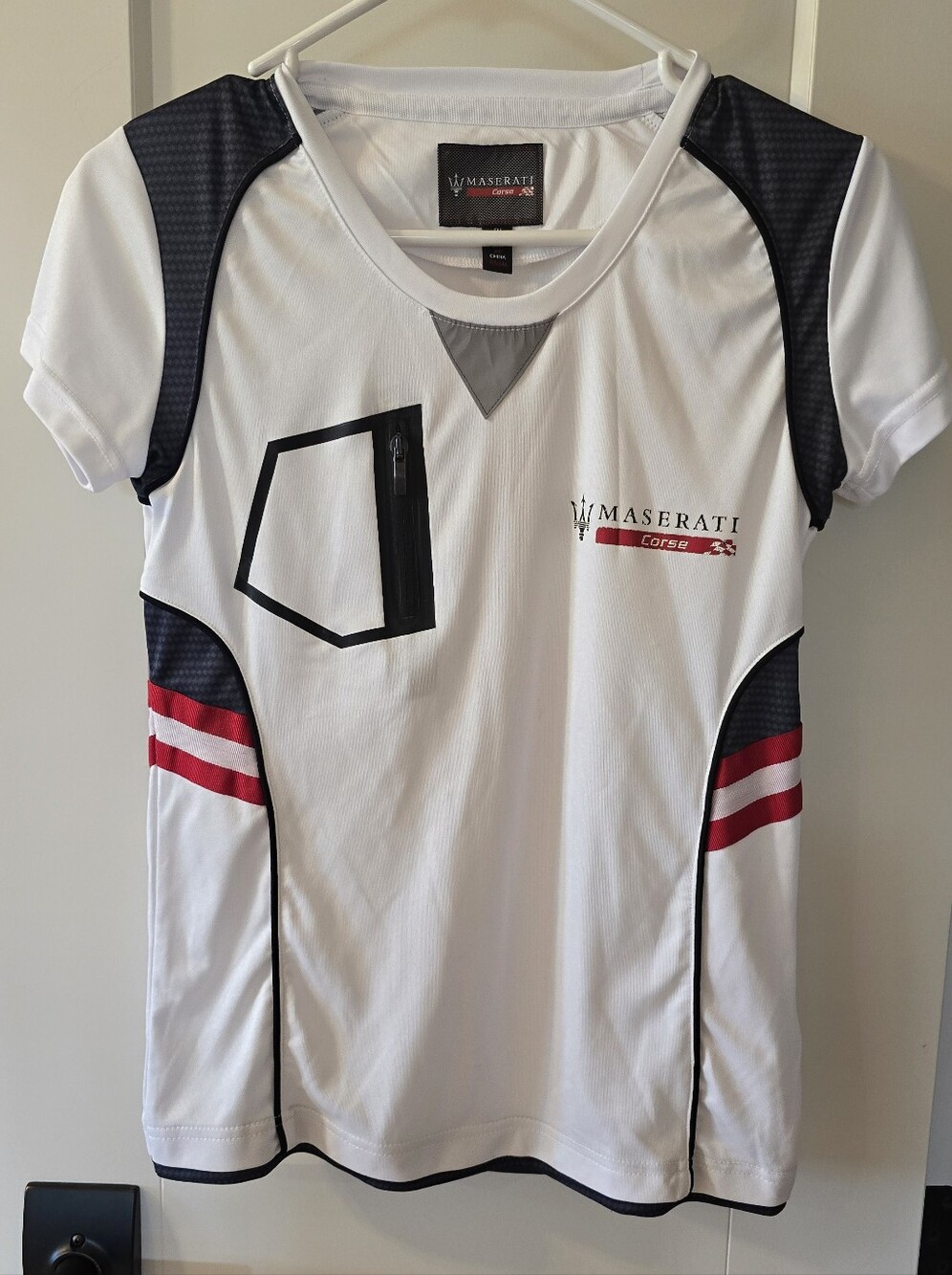 Maserati Corse Official Women's White Performance Tee XS